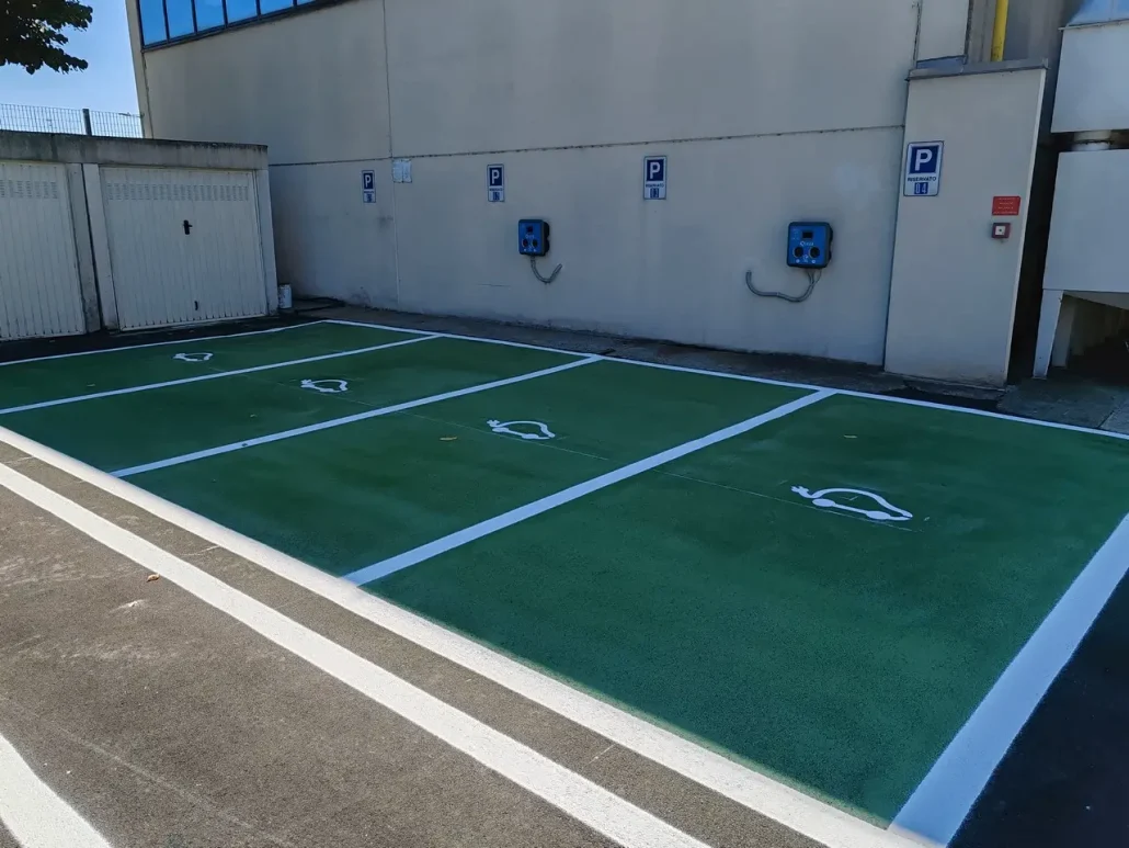 New charging stations